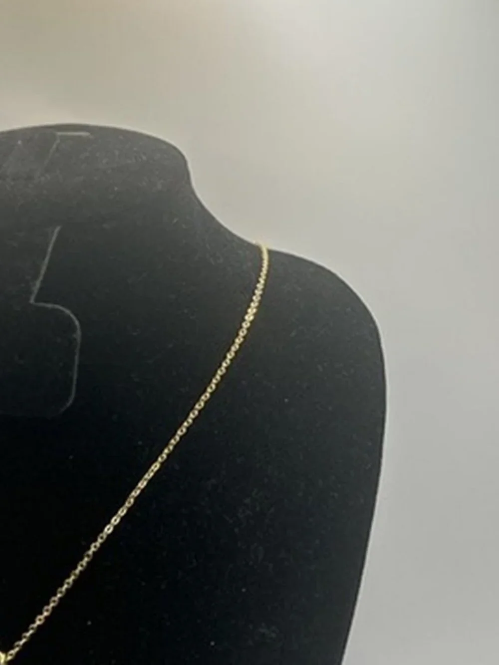 Vintage Gold Cross Pendant Necklace Real Gold Chain Plated Stainless Steel Mens
